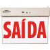 Placa de Saida LED 1 Face - Vermelha 100-240V - (40120040) - BLUMENAU